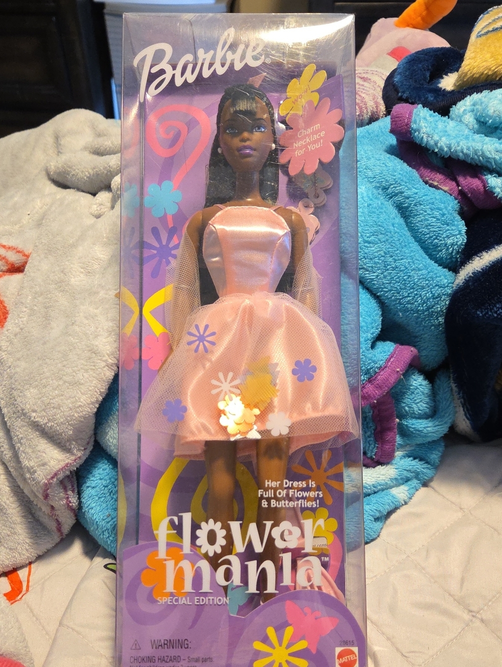2000 Y2K Flower Mania Barbie New In Box